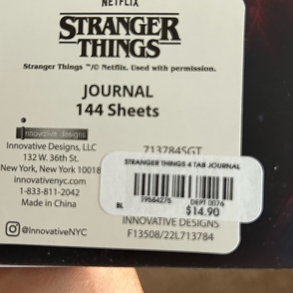 Stranger things bundle shirt Pen and journal - Picture 6 of 9